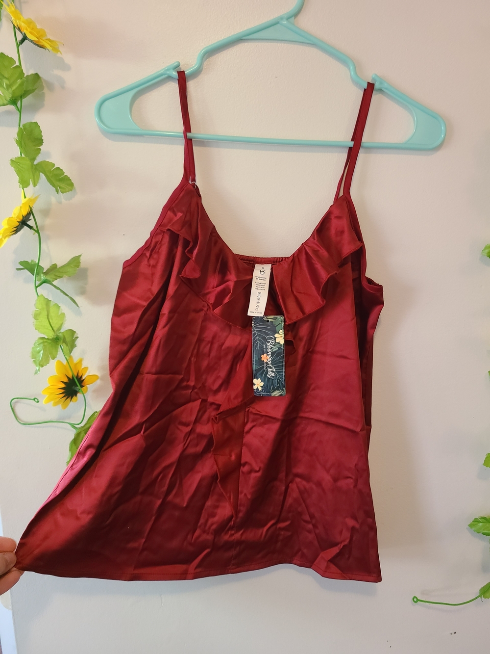 Nwt Blooming Jelly Small Red Tank